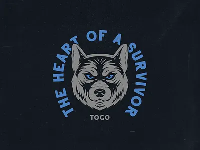 The heart of a survivor adventures alaska apparel appareldesign design dog drawing husky illustration shirt siberian husky vector wild wolf