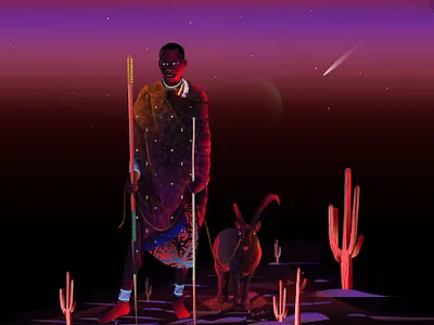 Maasai adobe illustrator africa character characterdesign color design digital dribbbble dribbble best shot dribbbler fashion gfx got graphic illustration illustrator pro shot tribe vector