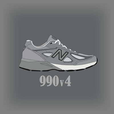 nb 990 design flat illustration vector