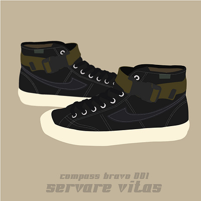 BRAVO 001 design flat illustration vector