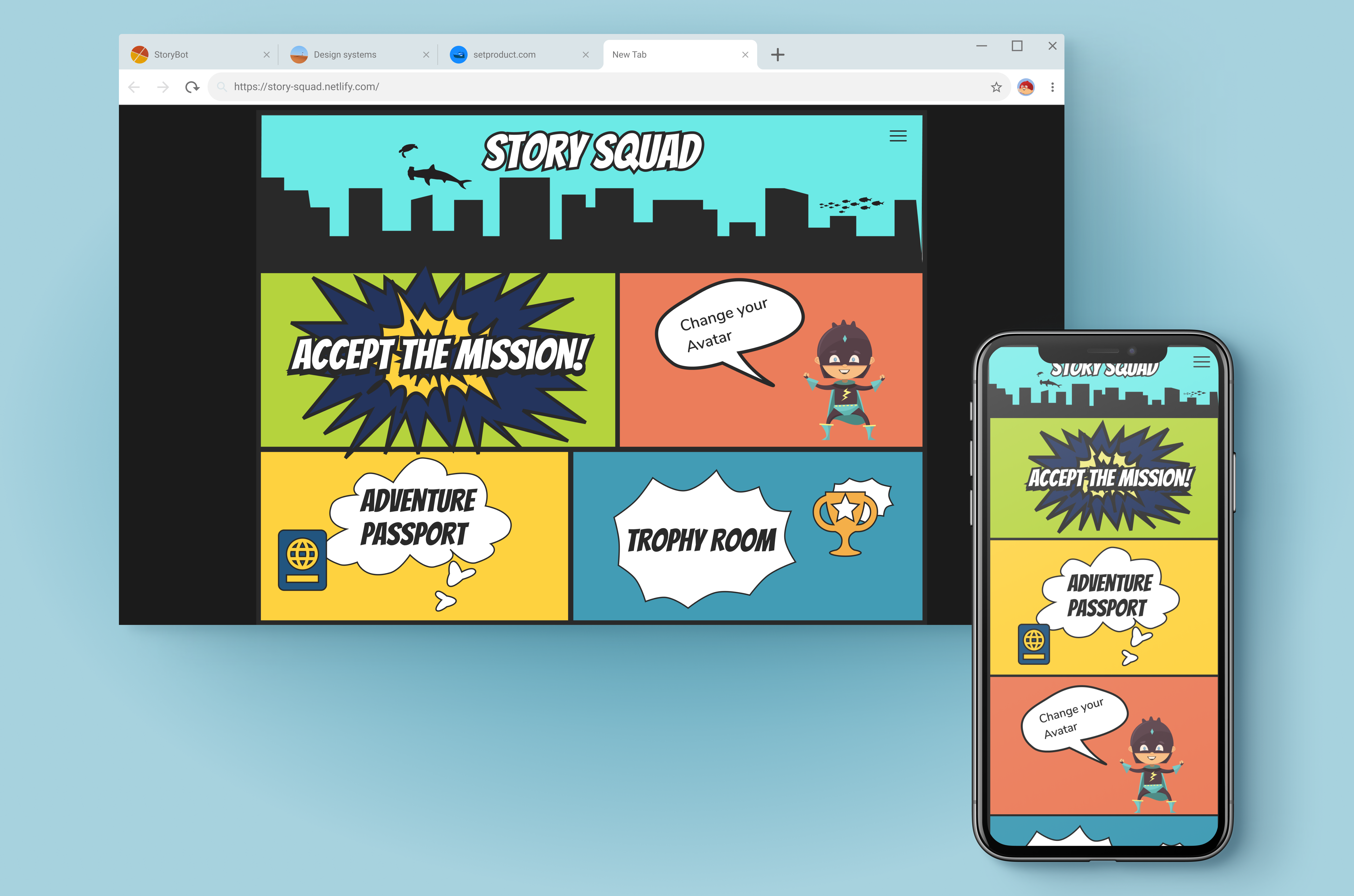 Example of Story Squad