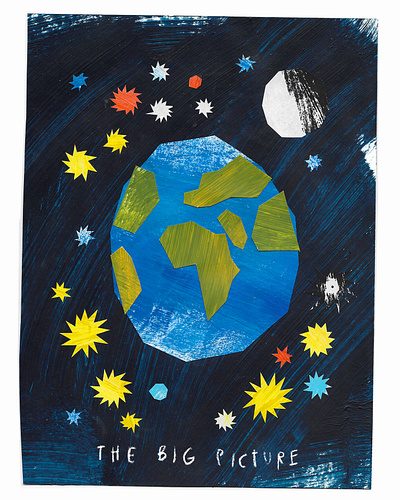 The Big Picture collage color cutpaper design illustration texture