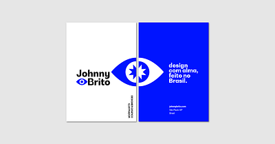 Johnny Brito: New brand identity blue brand brandidentity branding bw gradual graphic design johnny brito logo logodesign personal symbol typography