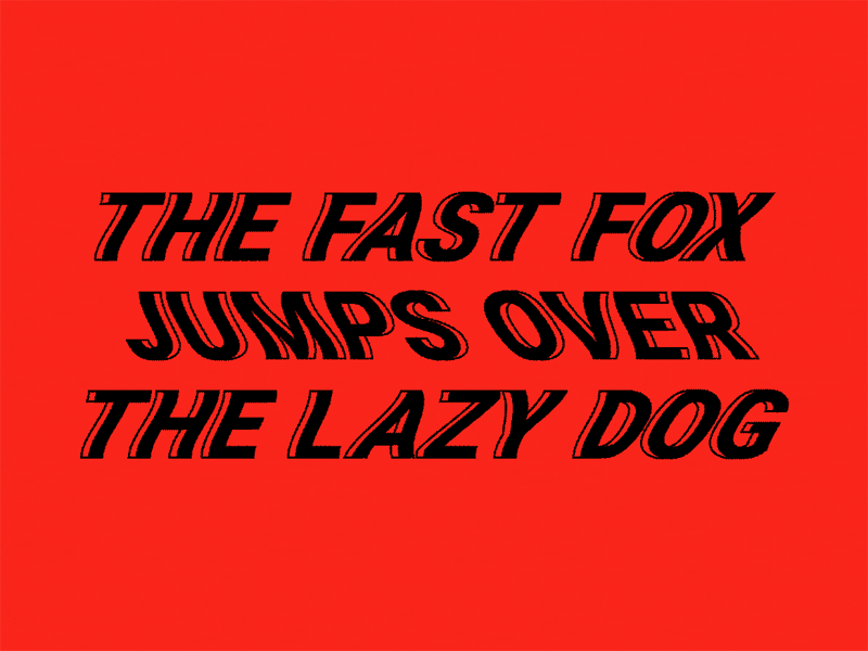 Type Effect Experiments experiment font type design typography