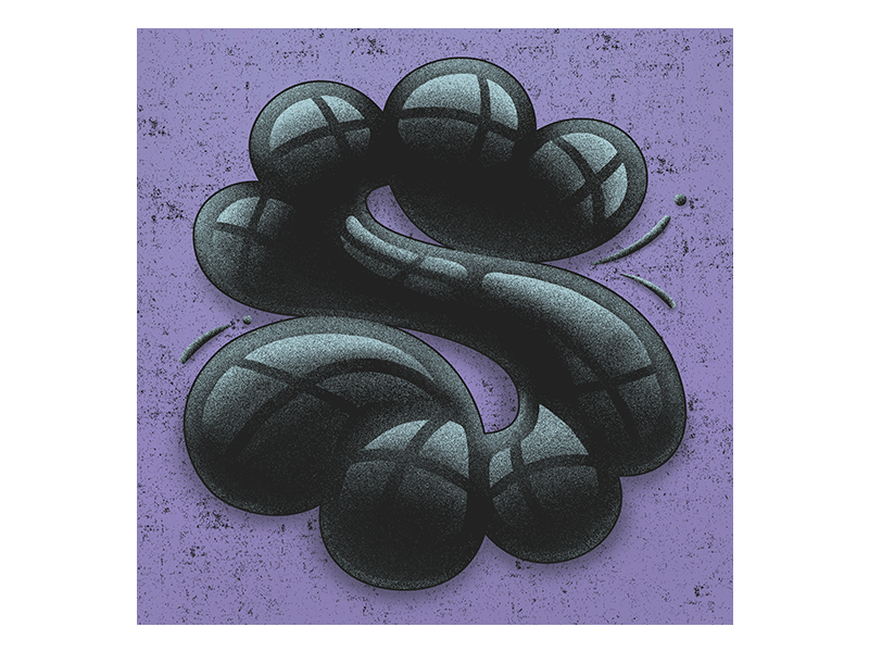 S for 36 Days of Type 2020 36days adobe 36days s 36daysoftype 36daysoftype07 custom design glitter goodtype illustration lettering logo texture type typography tyxca