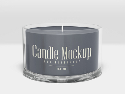 Candle Glass Jar Mockup candle glass jar mockup photoshop