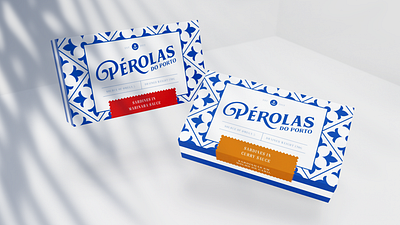 Pérolas do porto branding design food identity illustration logo logodesign packaging typography vector