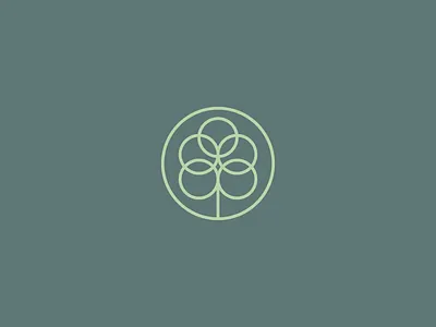 Tree Logo brand branding circles design graphic design green icon identity illustration logo mark nature tree vector