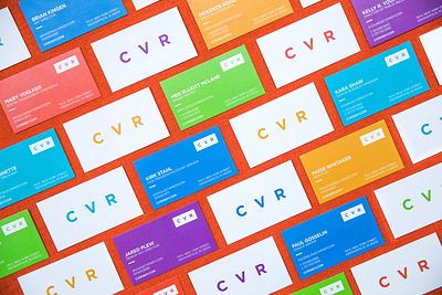 CVR Business Cards branding business card business cards colorful