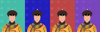 Qianlong's Empress china figma illustration vector