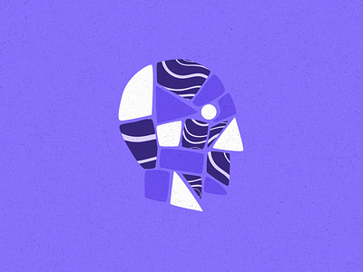 Puzzling 3d abstract aftereffect animation design face head illustraion motion motion design motiongraphics purple