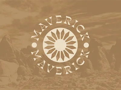 Album Artwork for EHC's "Maverick" EP album art album artwork brand identity design branding branding design illustration logo music record sunflower typography vinyl