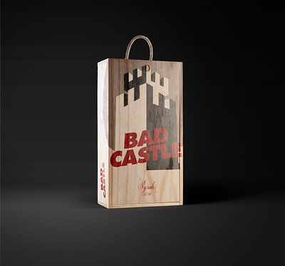 Bad Castle Syrah 3d alchohol bad bad castle bad castle beer castle cleveism contrast daily post daily poster dailyposter design graphic minimal mockup mockup design mockupdesign mockups simple wine
