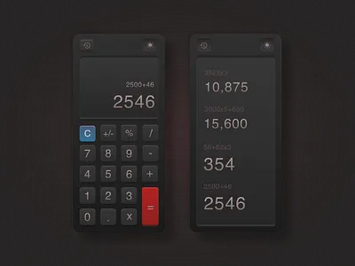 Neumorphic Calculator design - Dark Mode adobe branding branding design daily ui dailyui design figma figmadesign jstudio minimal neumorphic neumorphism shots ui ux