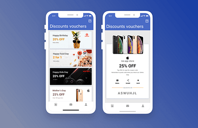 Discounts vouchers design art discounts ios mobile app ui voucher design vouchers