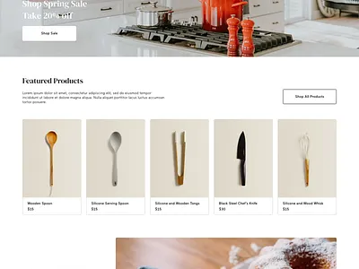 Landing Page / DailyUI #003 concept daily ui daily ui 003 dailyuichallenge design ecommerce landing page product shop ui ux web web design web page website website design