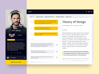 Lead DB design minimal ui ux web web design webdesign website