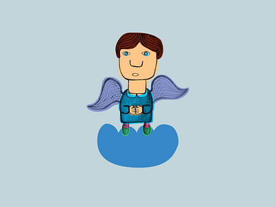 Angel book illustraion