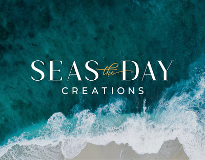 Seas the Day Logo Design advertising brand branding and identity branding design design editoral graphic design identity logo logo design logo designer logotype minimal typography