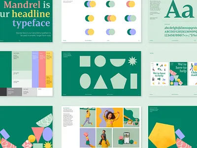 Kinside Branding - Brand Guidelines brand guidelines branding child care colorful illustration logo shapes