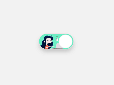 My life in a toggle animation app animations freelance graphic design illustration toggle ui uxui