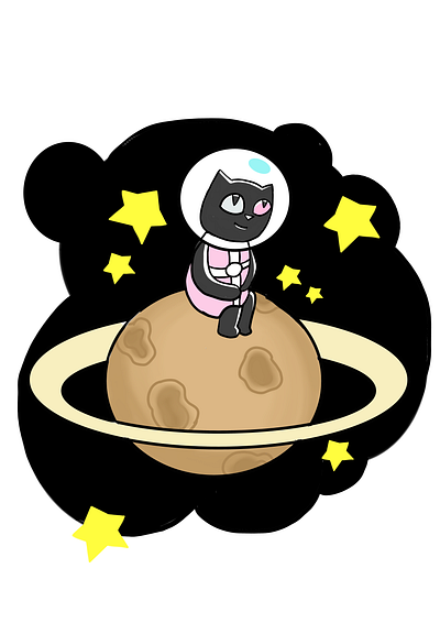 cookie cat cartoon character cute fanart illustration steven universe