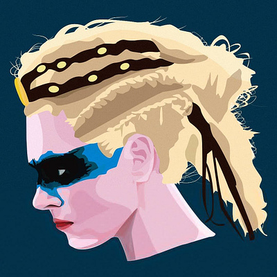 Lagertha color design illustrator photoshop
