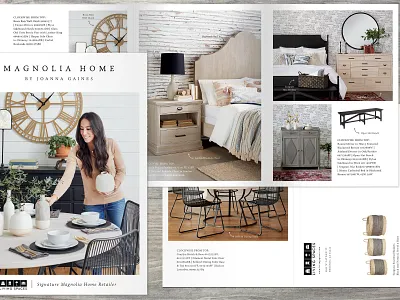 Magnolia Home Tri-Fold Brochure Mailer advertising brochure brochure design mailer