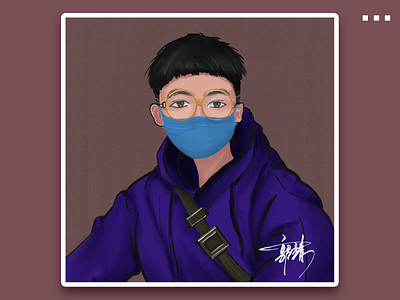 My self portrait design illustration 插图 设计