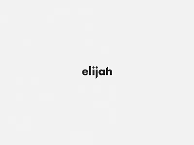 Personal Logo black black white elijah grid grid logo illustrator logo personal brand personal logo photoshop type yellow