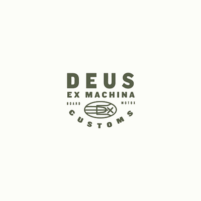 deus logo branding cafe logo handlettering illustration logo retro surf surfwear typographic logo typography