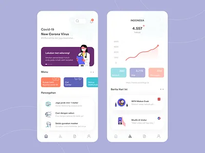 Pandemic Covid19 - App app clean clean design clean ui covid covid 19 design exploration illustration interfaces ios pandemic ui ux uxdesign uxresearch