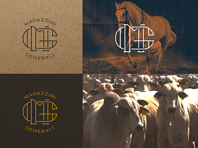 Logo Concept - Magazzini Generali a letter brand identity branding design horse logo logo design logomark logotype logotypes minimalism minimalistic monogram ox typography visual identity