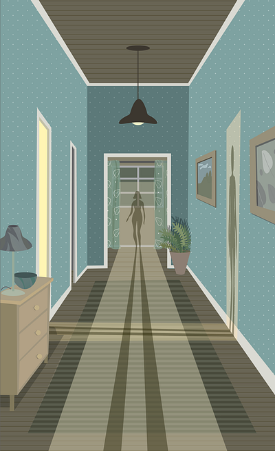 Hallway design freelancer illustration illustrator vector