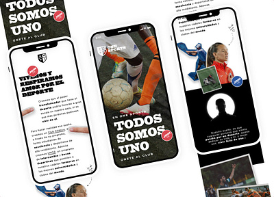 One Sports Mobile Website football mobile soccer sports university