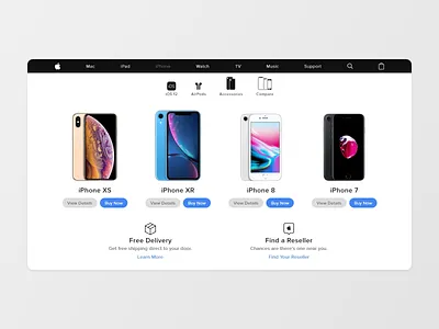 UI Redesign Concept - Apple concept ui ui ux ui challenge ui design ui design challenge web design website