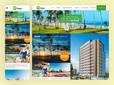 Smart Costa Azul Design Hotsite - 2019 art direction design grids photoshop responsive design ui ui design ux uxdesign web wordpress xd design