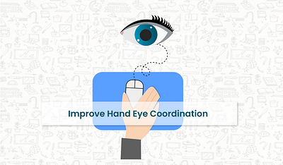 Improve Hand Eye Coordination Illustration design illustration photoshop ui user experience user experience design user interaction user interface user interface design website design