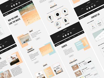 Web Design: Junkball branding design logo ui ux web web design webdesign website website design