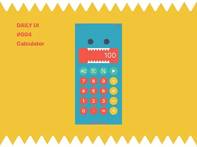 004 Calculator daily ui daily ui 004 dailyui