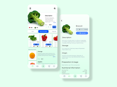 Vegetables Store Simple Design adobe xd design illustration logo sketching typography ui ux vector web