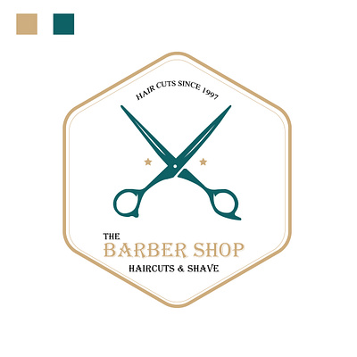 barber shop logo design branding design icon illustration logo