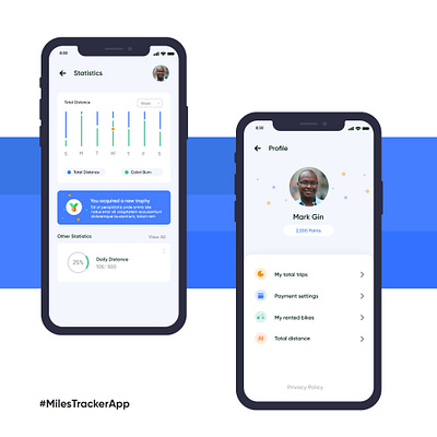 Miles Tracker App app branding design designer digitaldesign icon interface mobiledesign payment app tracker travel travel app trips ui uitrends uiux userexperience userinterfacedesign ux uxigers