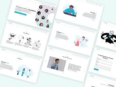 Discover Webflow Landing Shots branding cms debut design art designer illustrations illustrator landing page design landingpage medical mockup popular ui ux vector visual design web development webflow website