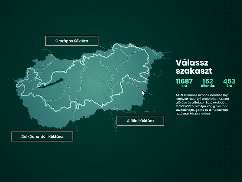 Interactive Map Prototype animated animated gif animation button design hover hover state map ui web website