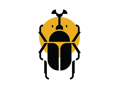 Beetle logo signet black