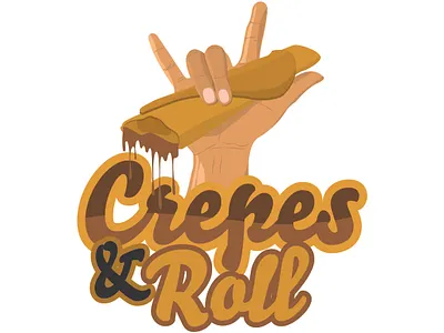 Creeps & Roll branding design flat illustration illustrator logo vector