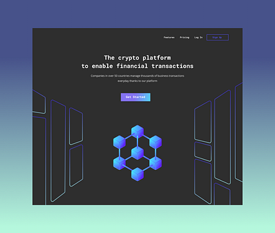 Crypto Platform branding crypto design fintech ui web