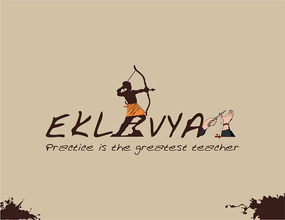 eklavya warrior brand branding design dribbble icon illustration illustrator instagram logo png typography warrior