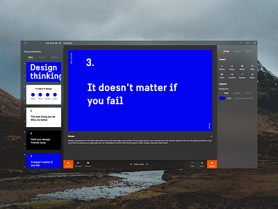 Fluent PowerPoint fluent microsoft powerpoint practice redesign